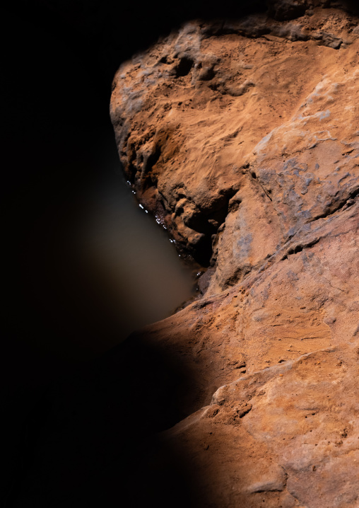 Waterhole in the desert, Tassili N'Ajjer National Park, Tadrart Rouge, Algeria