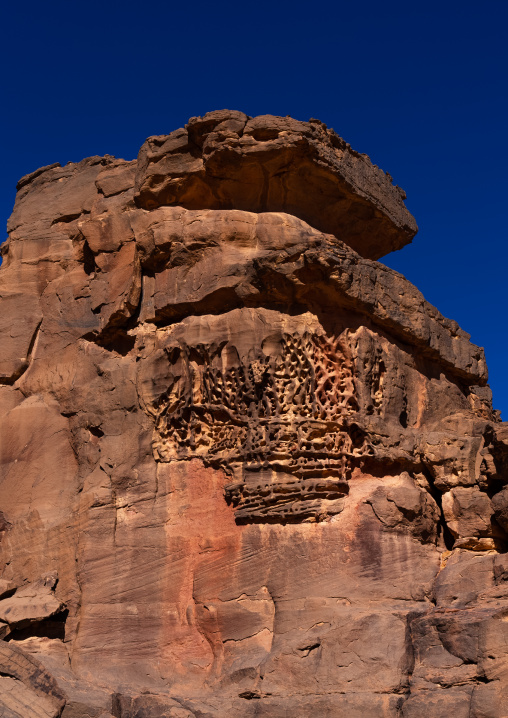 Weathered sandstone rocks, Tassili N'Ajjer National Park, Tadrart Rouge, Algeria