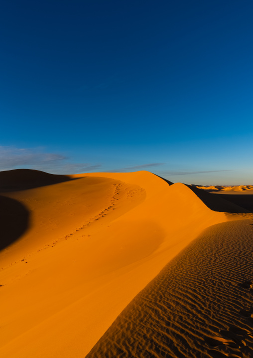 Sand dunes in the Sahara desert, North Africa, Erg Admer, Algeria