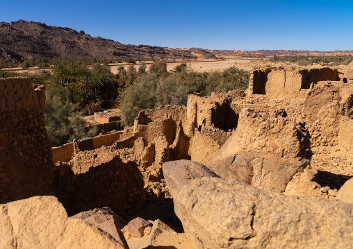 Ksar Zelouaz old town, North Africa, Djanet, Algeria