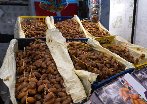 Dates for sale in the market, North Africa, Ghardaia, Algeria