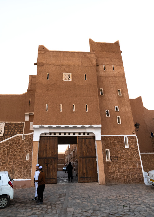 Ksar Tafilelt new eco-citizen city entrance, North Africa, Ghardaia, Algeria