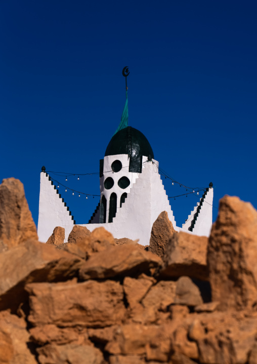 Mausoleum near a cemetery, North Africa, Metlili, Algeria