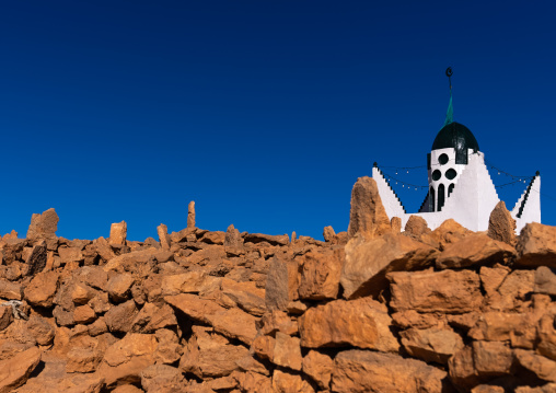 Mausoleum near a cemetery, North Africa, Metlili, Algeria