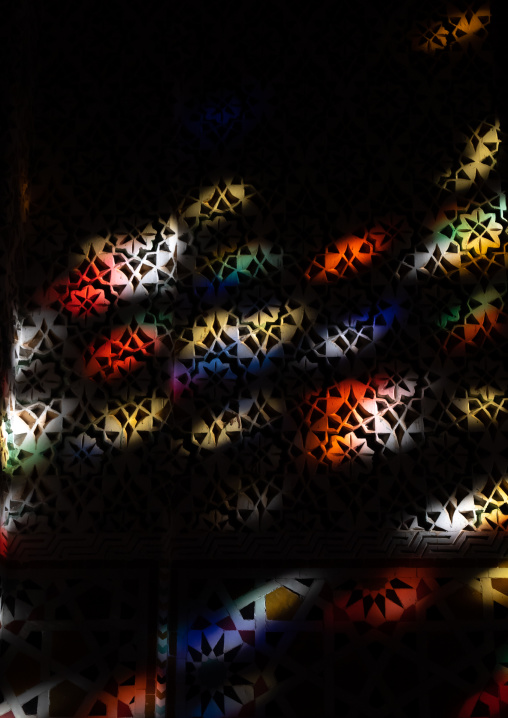 Stained Glass Windows in Emir Abdelkader Mosque, North Africa, Constantine, Algeria