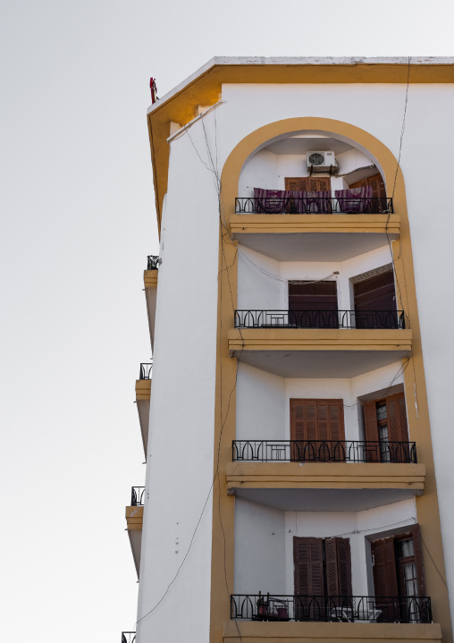 Old french colonial buildings, North Africa, Constantine, Algeria