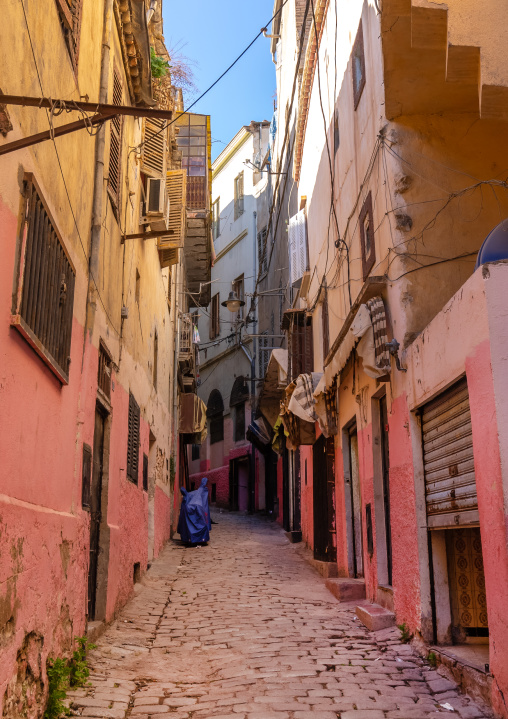 Old french colonial buildings, North Africa, Constantine, Algeria