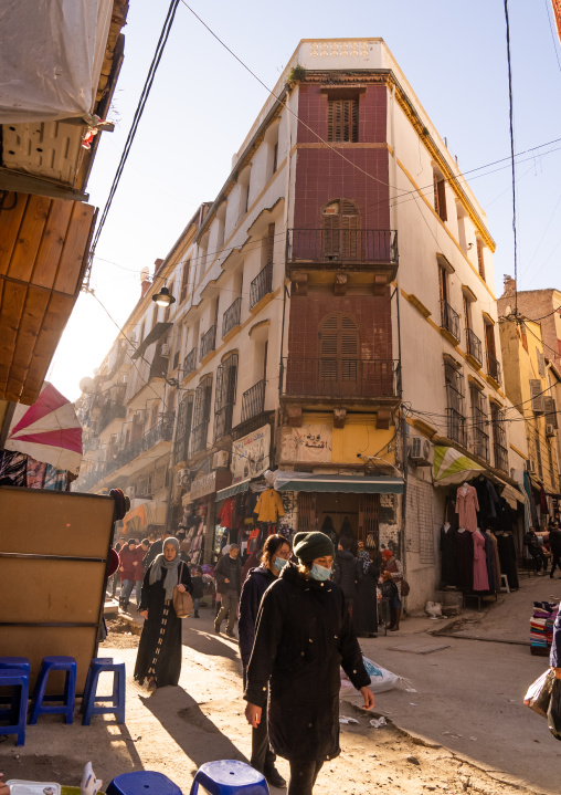 Old french colonial buildings, North Africa, Constantine, Algeria