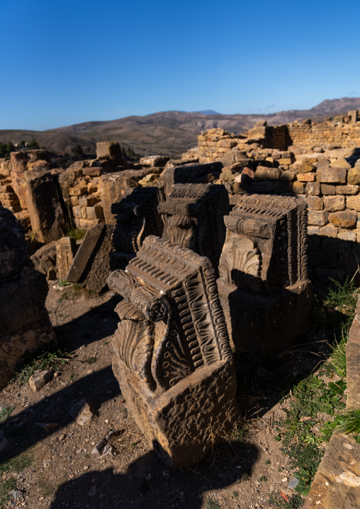 The Roman ruins of Djemila, North Africa, Djemila, Algeria