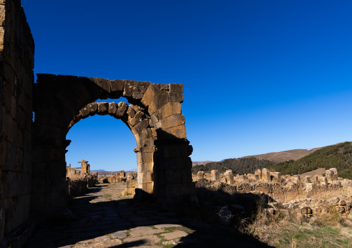 The Roman ruins of Djemila, North Africa, Djemila, Algeria