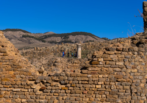 The Great Baths  in the Roman ruins, North Africa, Djemila, Algeria