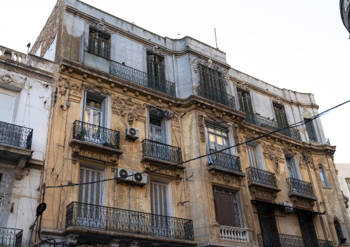 Old french colonial building, North Africa, Oran, Algeria