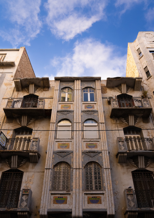 Old french colonial building, North Africa, Oran, Algeria