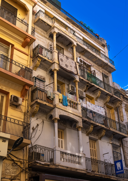 Old french colonial building, North Africa, Oran, Algeria