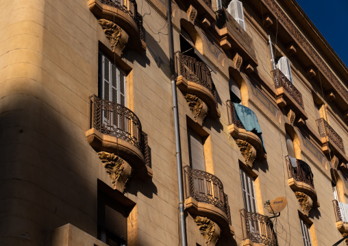 Old french colonial building, North Africa, Oran, Algeria