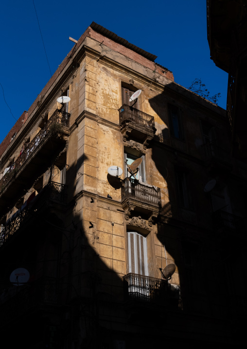 Old french colonial building, North Africa, Oran, Algeria