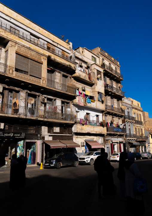 Old french colonial building, North Africa, Oran, Algeria