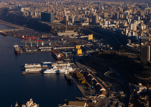 View over the harbour, North Africa, Oran, Algeria