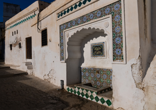 Fountain in Sidi Ramdane mosque in the Casbah, North Africa, Algiers, Algeria