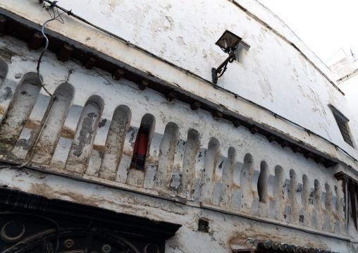 Detail of an old ottoman house in the Casbah, North Africa, Algiers, Algeria