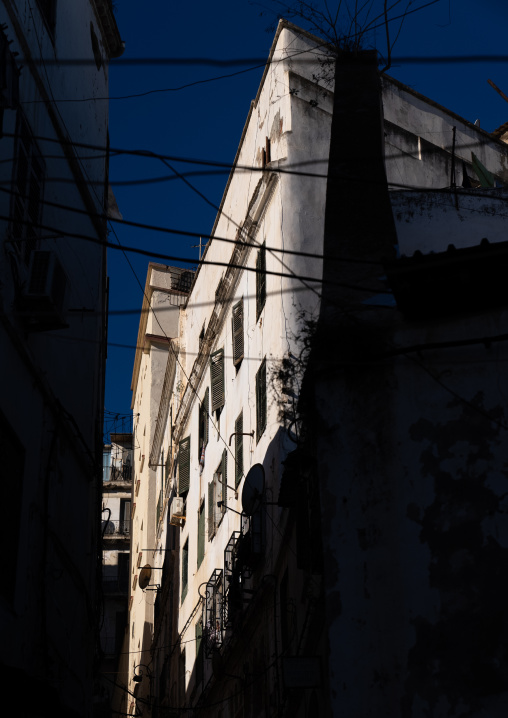 Old buildings in the Casbah, North Africa, Algiers, Algeria