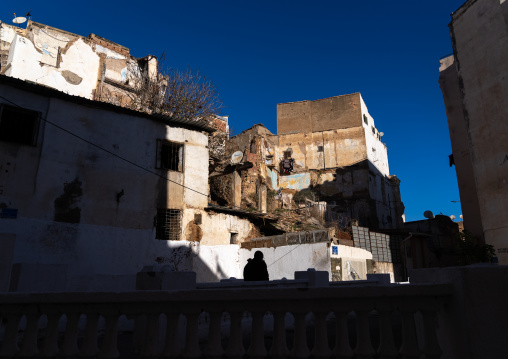 Old buildings in the Casbah, North Africa, Algiers, Algeria