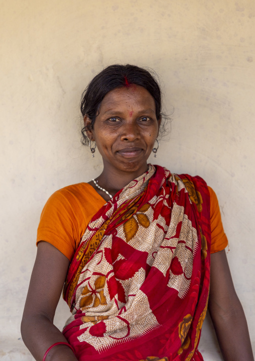 Portrait of a Santal tribe woman, Sylhet Division, Kamalganj, Bangladesh