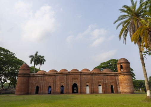 Sixty Dome Mosque or Saith Gunbad Masjid, Khulna Division, Bagerhat, Bangladesh