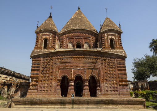 The Pancha Ratna Govinda temple, Rajshahi Division, Puthia, Bangladesh