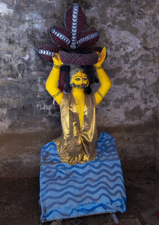 Statue in Pancha Ratna Govinda temple, Rajshahi Division, Puthia, Bangladesh