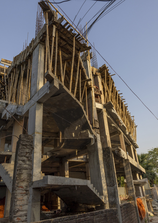 Apartments under construction, Rajshahi Division, Rajshahi, Bangladesh