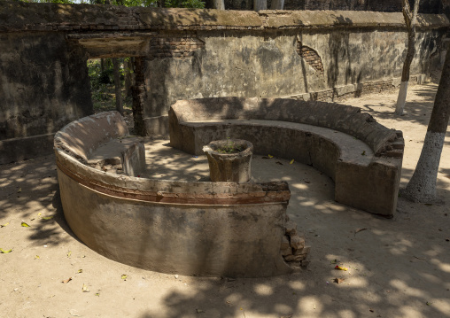 Old heritage house benches, Rajshahi Division, Naogaon Sadar, Bangladesh