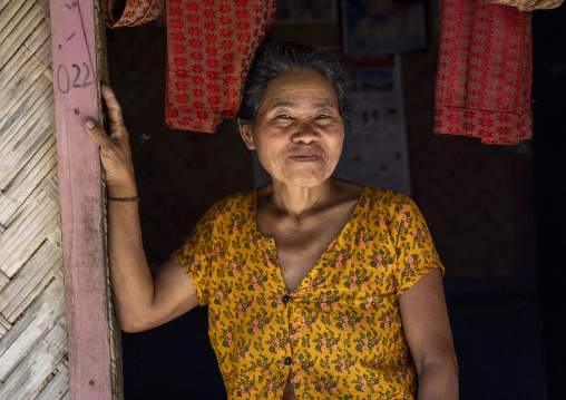 Portrait of a bangladeshi Chakma tribe woman, Chittagong Division, Rangamati Sadar, Bangladesh