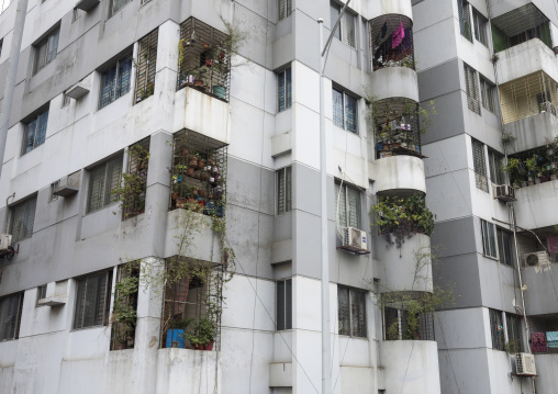 Modern residential buildings, Dhaka Division, Keraniganj, Bangladesh