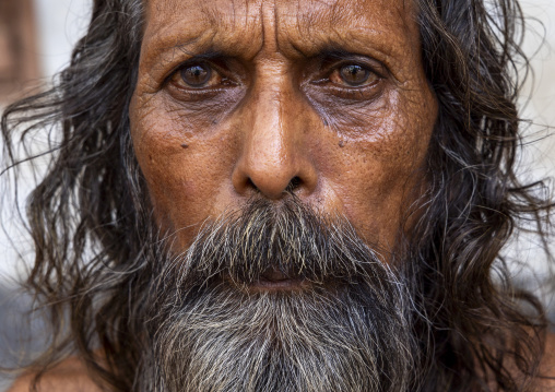 Portrait of an hindu devotee, Dhaka Division, Dhaka, Bangladesh