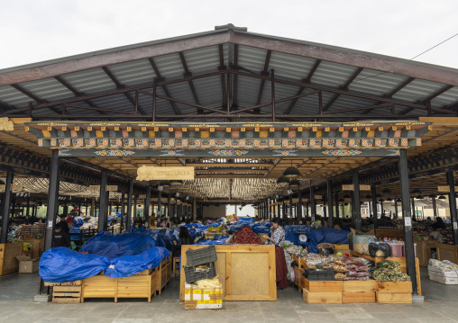 Kaja Throm Centenary farmers market, Chang Gewog, Thimphu, Bhutan