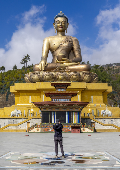 The statue of Buddha Dordenma, Thimphu, Kuenselphodrang, Bhutan