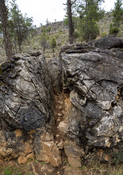 Sacred rocks, Paro, Drakarpo, Bhutan