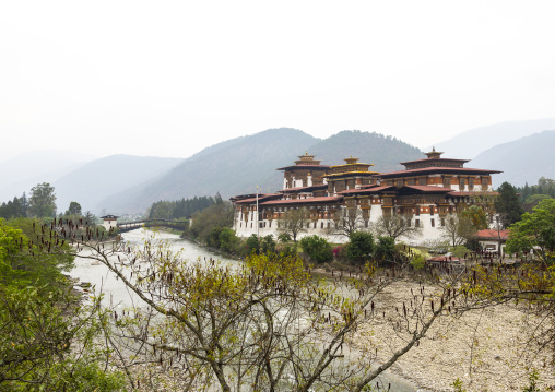 Punakha dzong, Punakha dzongkhag, Punakha, Bhutan