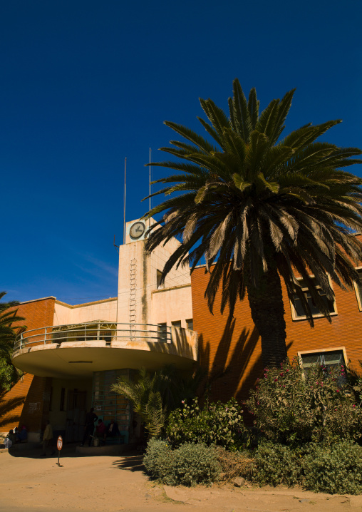 Former city sanitation office turned into a garage, Central Region, Asmara, Eritrea