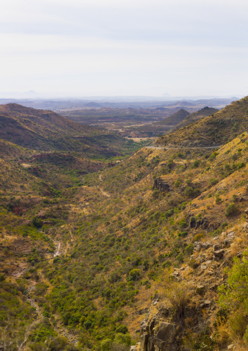 Asmara Massawa road in the mountains, Central Region, Asmara, Eritrea