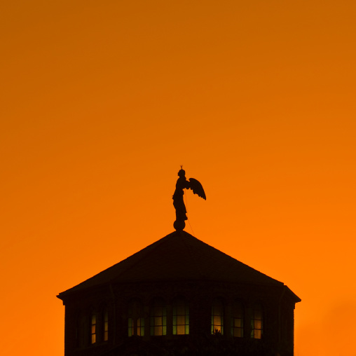 St joseph cathedral in the sunset, Central Region, Asmara, Eritrea