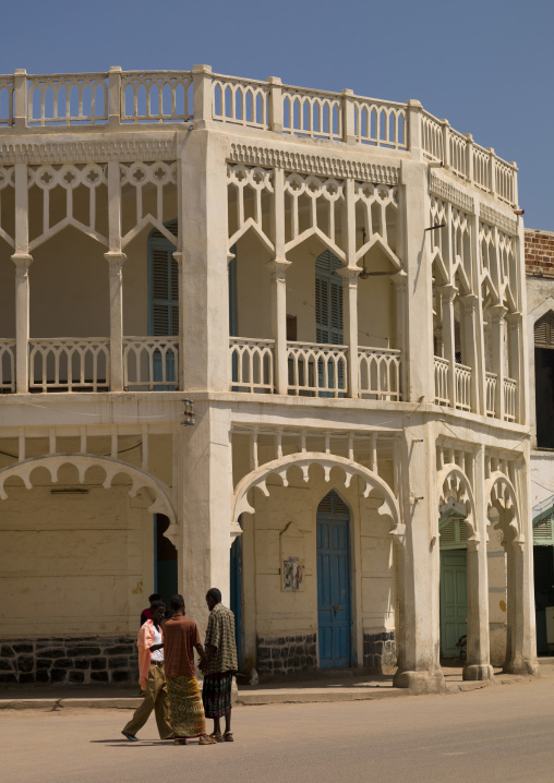 Old ottoman architecture building, Northern Red Sea, Massawa, Eritrea