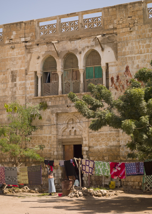 Old ottoman architecture building, Northern Red Sea, Massawa, Eritrea