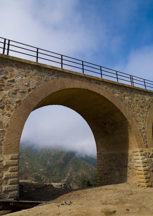 Train bridge in the mountain, Central Region, Arbaroba, Eritrea