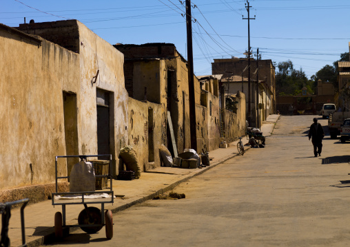 Former indigenous quarter under italian times, Central Region, Asmara, Eritrea