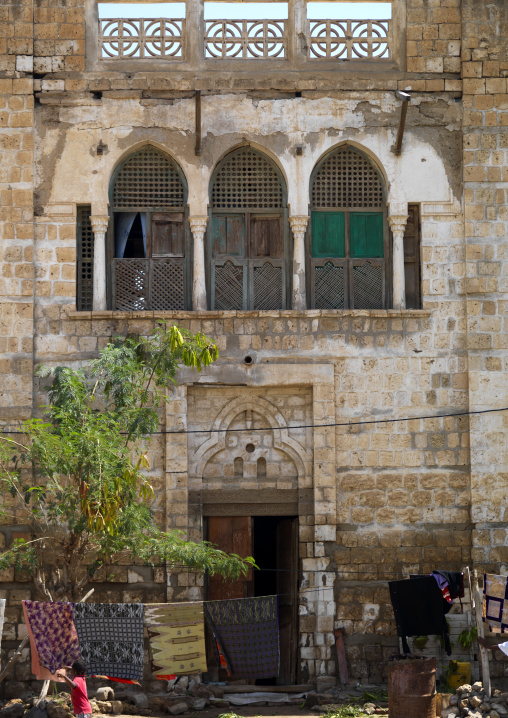 Old Ottoman building, Northern Red Sea, Massawa, Eritrea