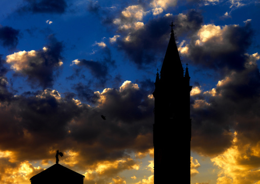 St joseph cathedral in the sunset, Central Region, Asmara, Eritrea