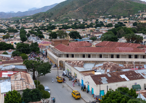 High angle view of the town, Semien-Keih-Bahri, Keren, Eritrea