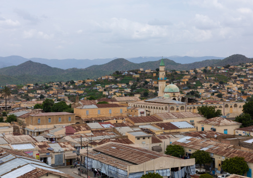 High angle view of the town, Semien-Keih-Bahri, Keren, Eritrea